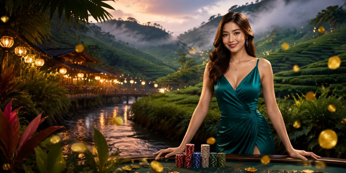 Suasana permainan baccarat live dealer kasino Malaysia